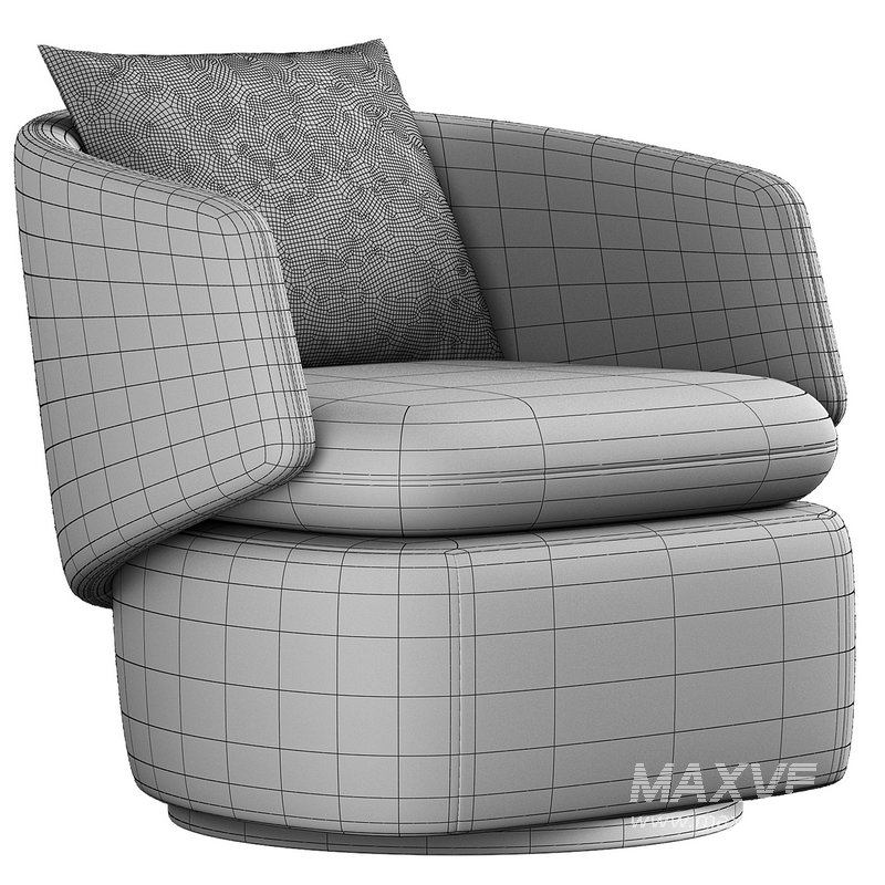 Crescent armchair by West Elm - Image 5