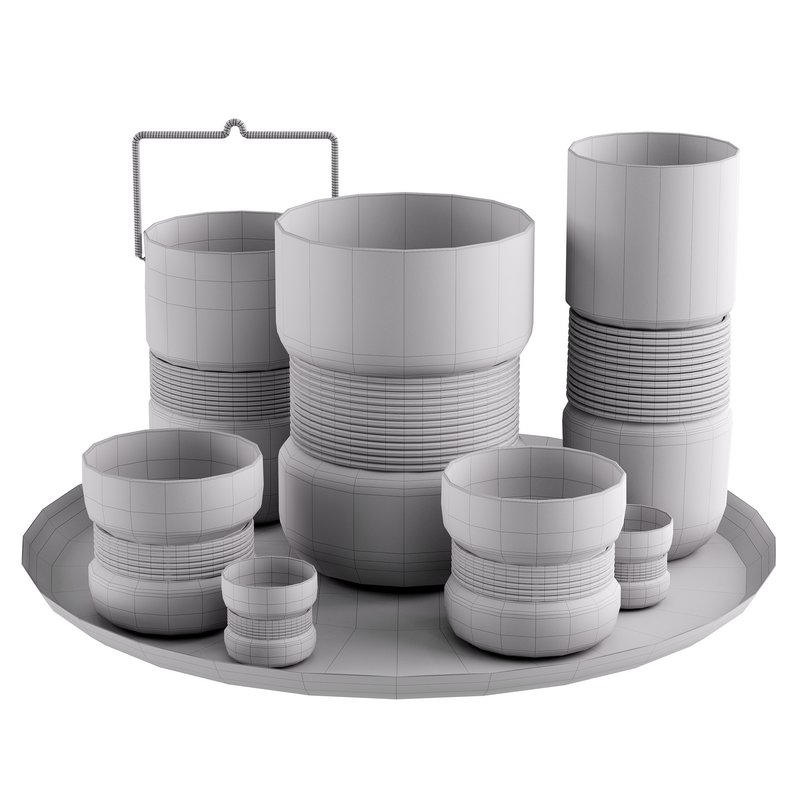 Palm Woven Rattan Glass Hurricane Candleholder - Image 3