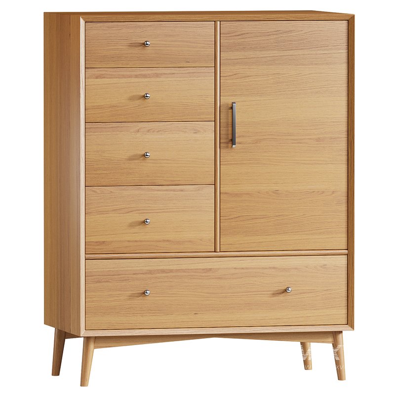 CHIFFOROBE MID-CENTURY IN RETRO STYLE - Image 1