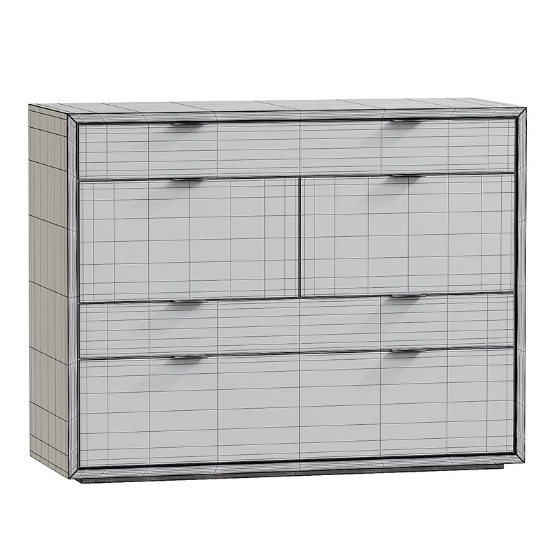 Drawer Chest Of Drawers In Solid Oak - Image 2