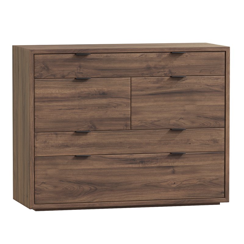 Drawer Chest Of Drawers In Solid Oak - Image 1