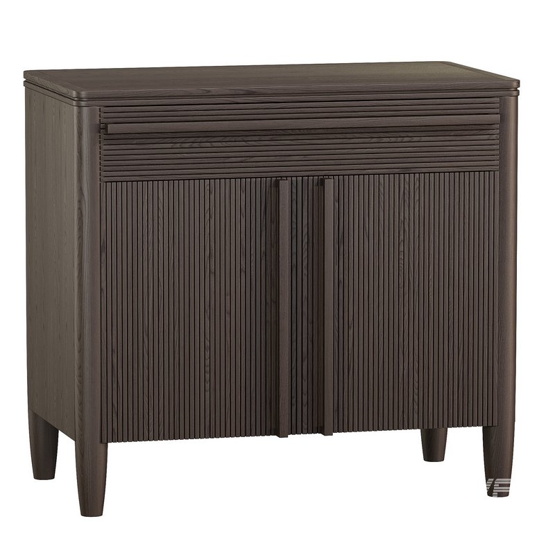 Chest of drawers Lines with 2 fronts and 1 drawer - Image 1
