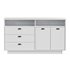 Chest of drawers Cuba K-0002 white - Thumbnail 1