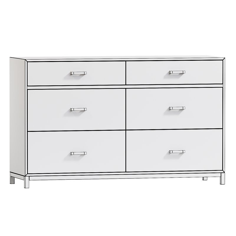 Chest of drawers Crate & Barrel Parke Charcoal - Image 2