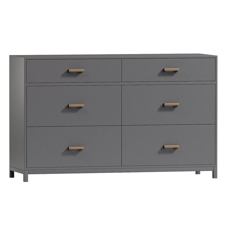 Chest of drawers Crate & Barrel Parke Charcoal - Image 3