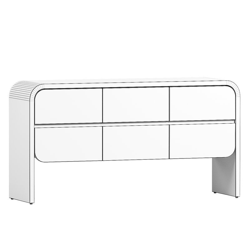 Cortez Charcoal Floating Dresser by Leanne Ford - Image 2