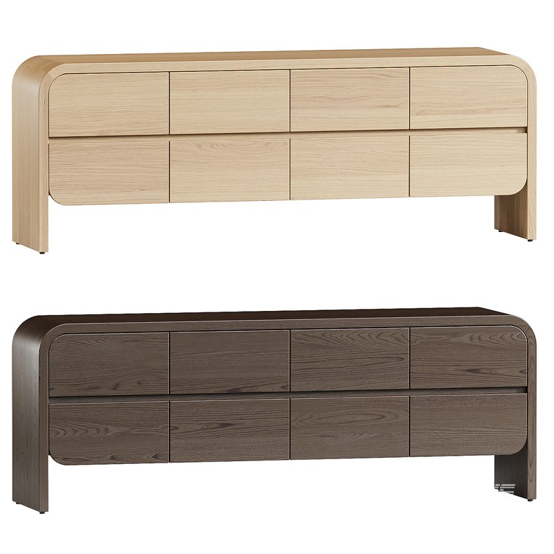 Cortez Natural Credenza by Leanne Ford - Image 1