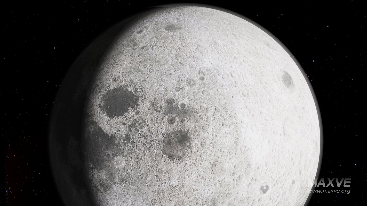 Moon 3d model - Image 4