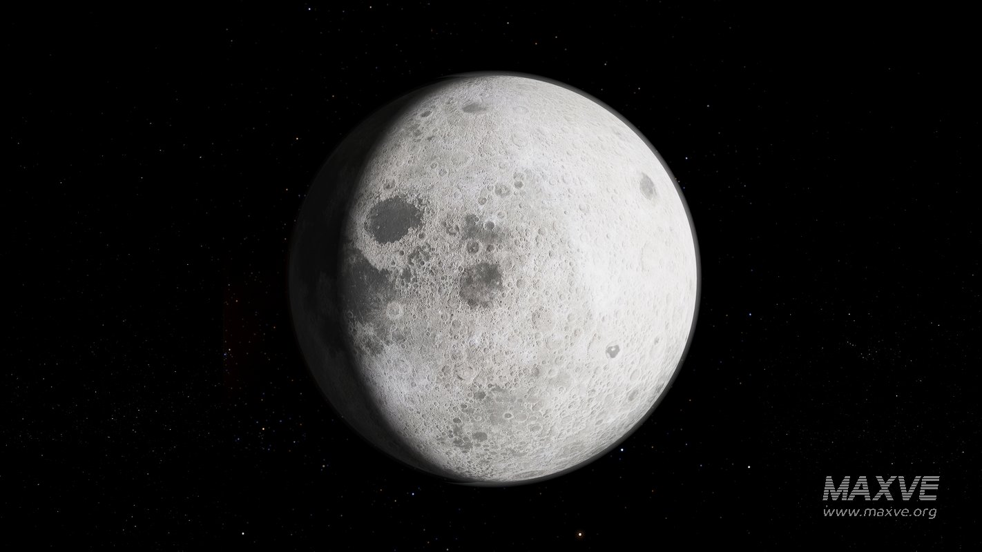 Moon 3d model - Image 3