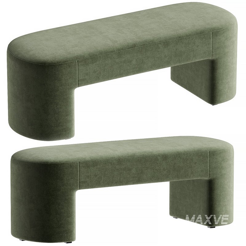 Elena Velvet Bench - Image 2