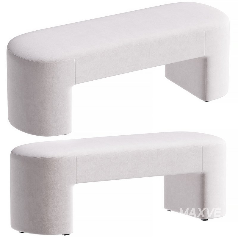 Elena Velvet Bench - Image 1