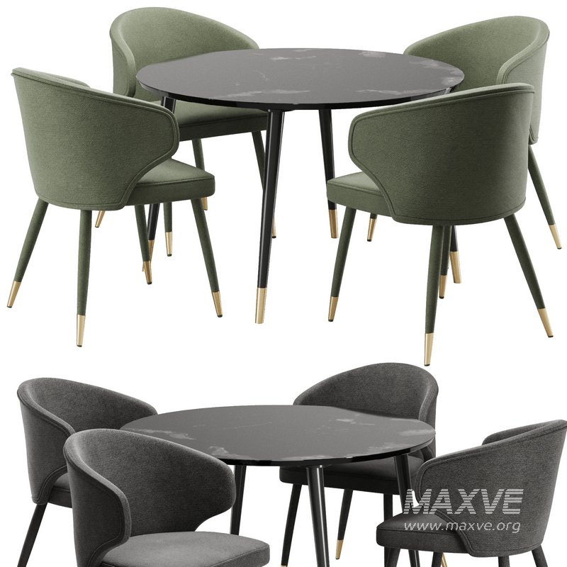 Dinning chair and table74 - Image 1