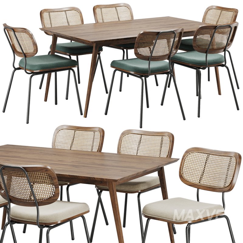 Dinning chair and table77 - Image 1