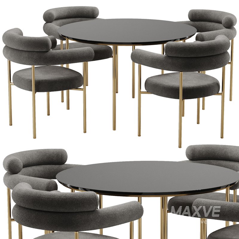 Dinning chair and table73 - Image 1