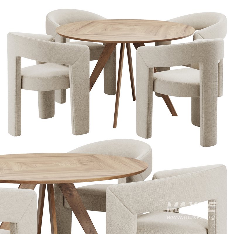 Dinning chair and table84 - Image 1
