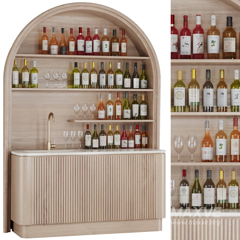 Bar Cabinet Set2 - Image 1