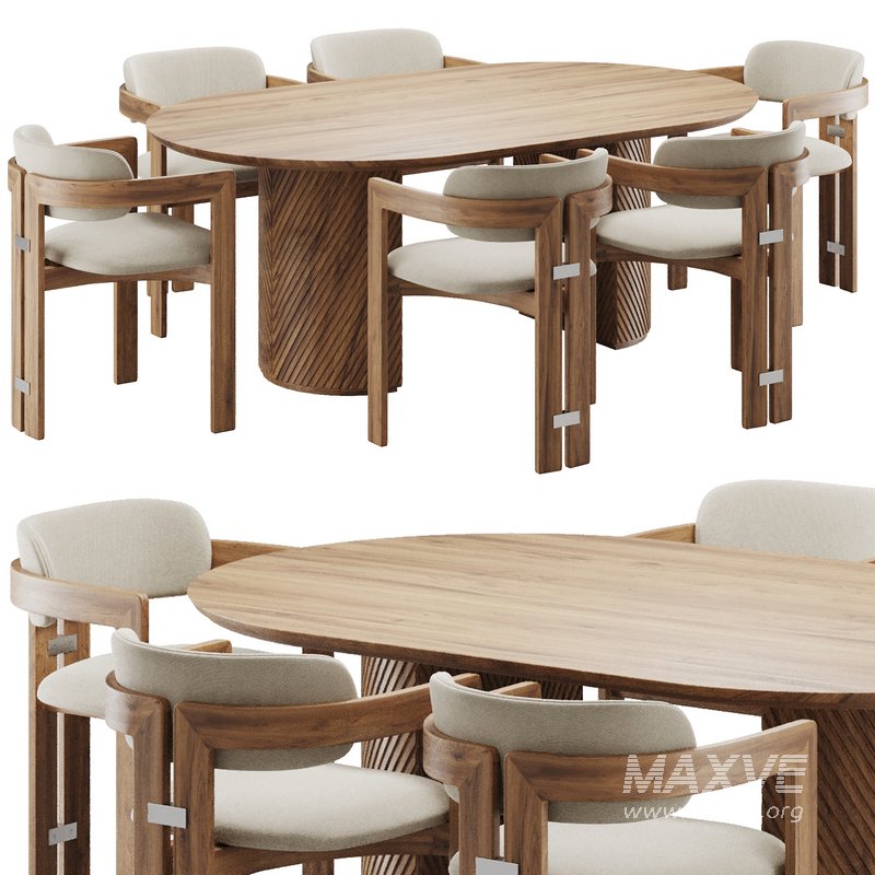 Dinning chair and table80 - Image 1