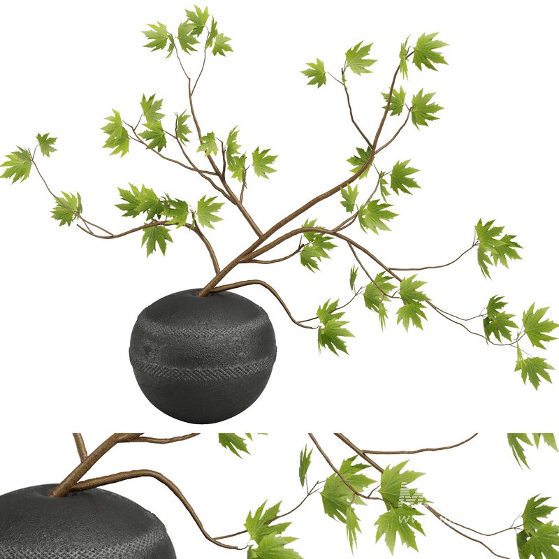 Green Leaf Branches Bouquet40 - Image 1