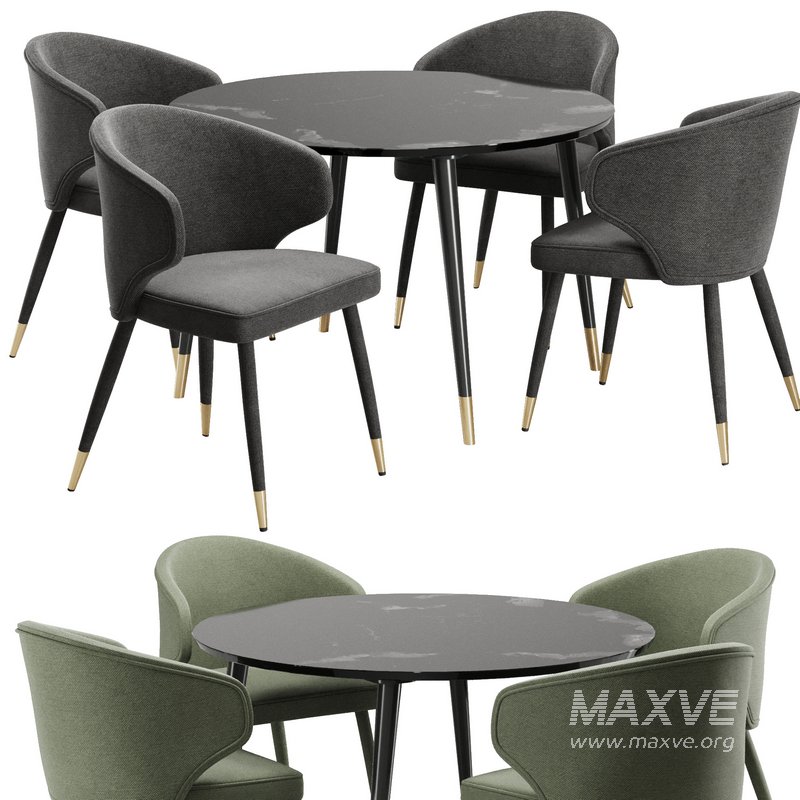 Dinning chair and table74 - Image 2