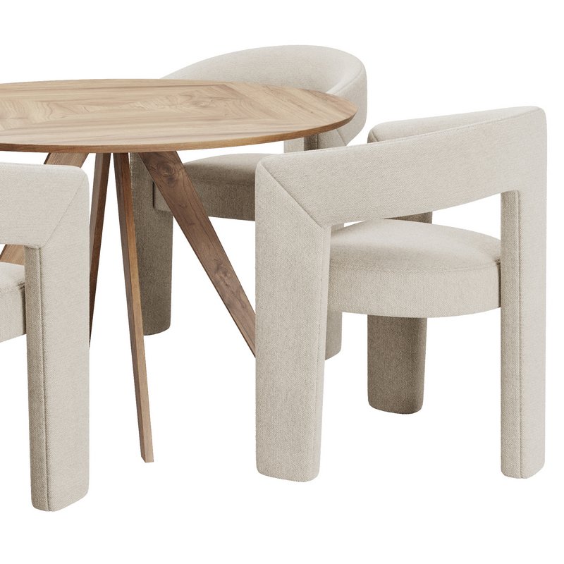 Dinning chair and table84 - Image 4