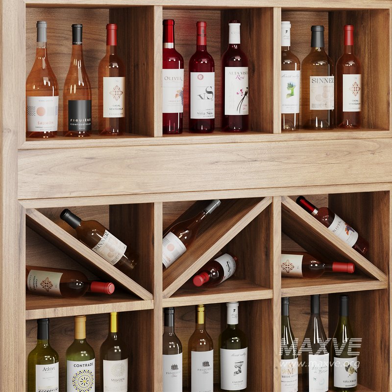 Bar Cabinet Set1 - Image 3