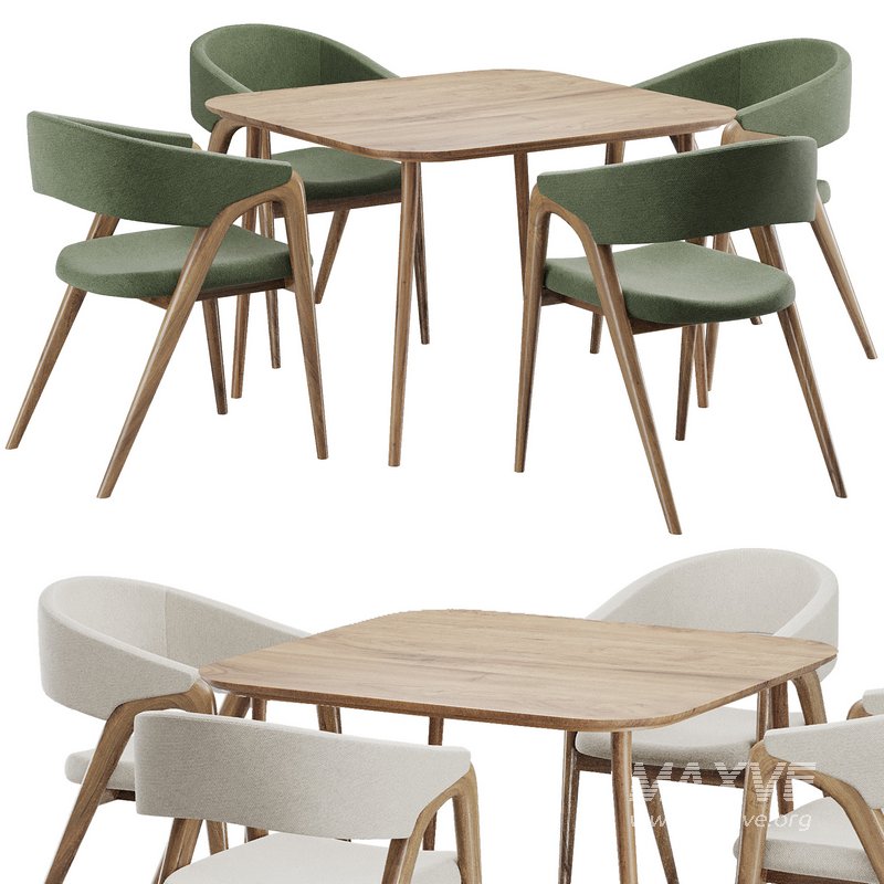 Dinning chair and table85 - Image 2