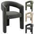 Dalpat Velvet Iron Arm Chair - Thumbnail 4