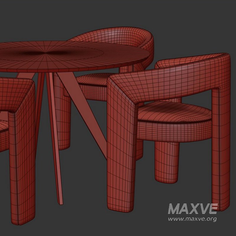 Dinning chair and table84 - Image 3