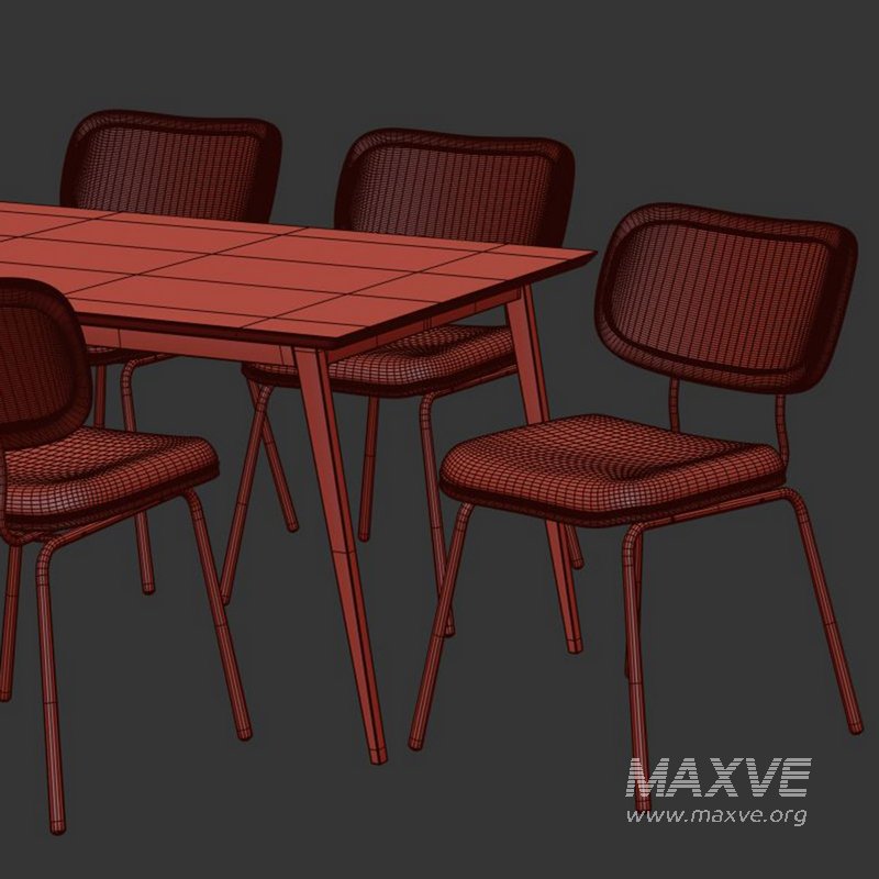 Dinning chair and table77 - Image 3