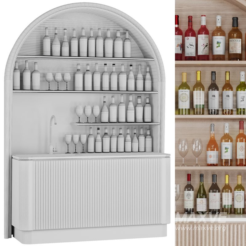 Bar Cabinet Set2 - Image 2