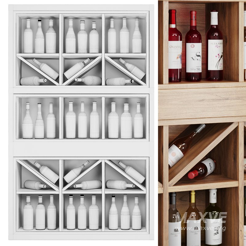 Bar Cabinet Set1 - Image 2