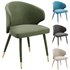 Sumiko Velvet Upholstered Dining Chair - Thumbnail 4