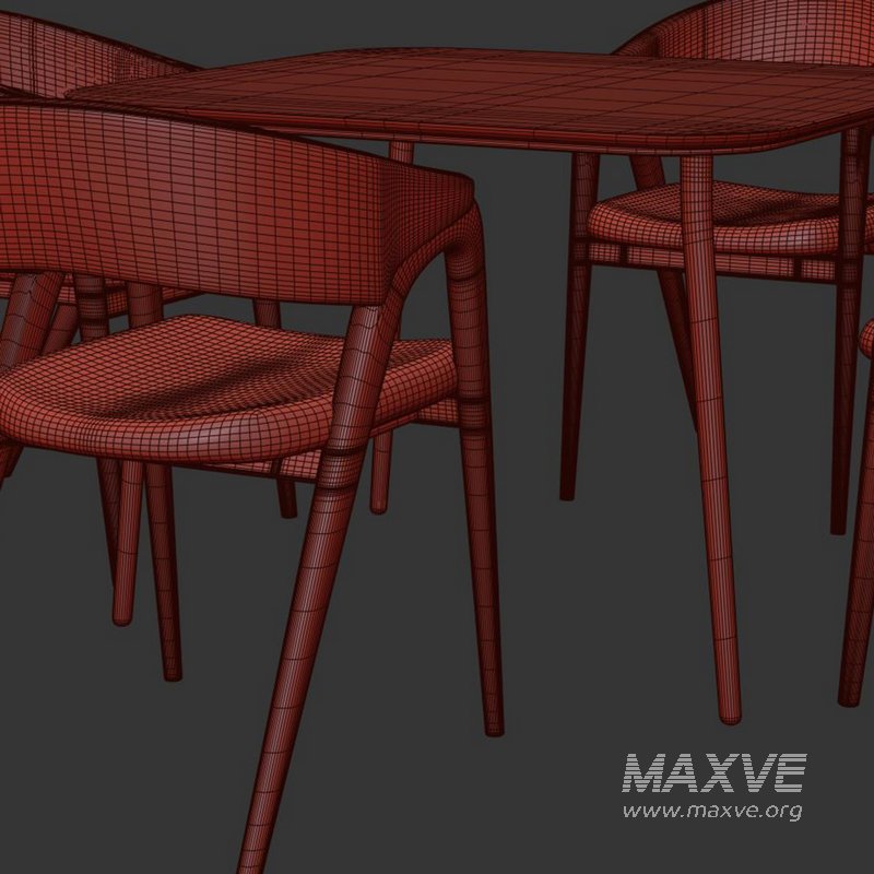 Dinning chair and table85 - Image 3