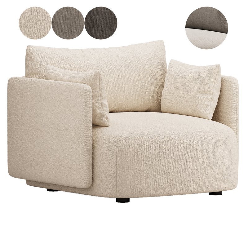 Offset Lounge Chair - Image 1