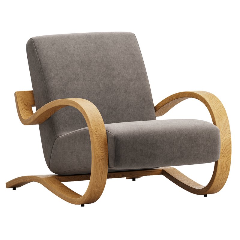 Herbin Leather Lounge Chair - Image 2