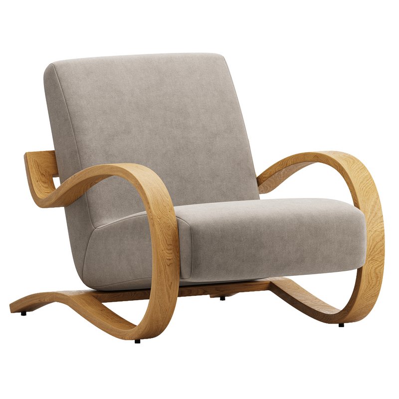 Herbin Leather Lounge Chair - Image 3