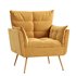 Contemporary Velvet Armchair - Thumbnail 1