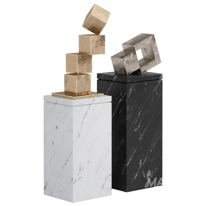 Interior Sculptures Gold and Bronze by Stephan Siebers - Image 1