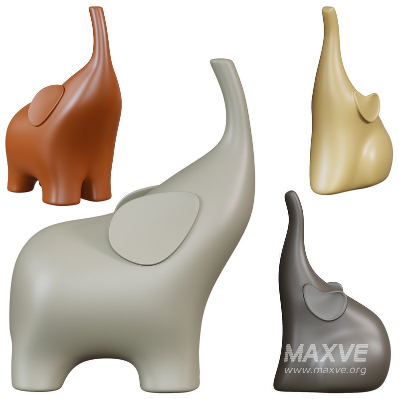 KAPITAS Elephants Sculptures by Aliexpress - Image 1