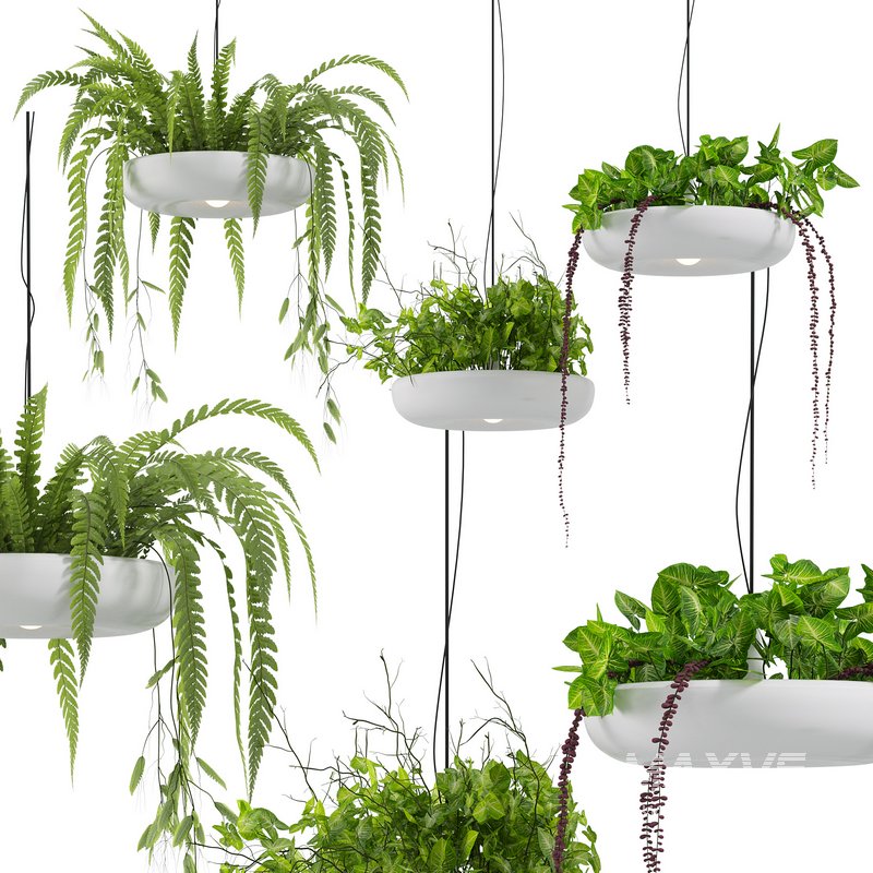 Indrid Decorative Plants White Light By Lightmakers - Image 1
