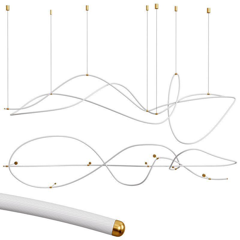 Minimalist Luxe Chandelier By Mos Lustry - Image 1