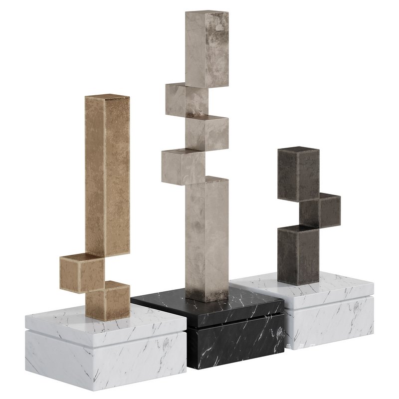 Interior Sculptures Gold and Bronze by Stephan Siebers - Image 2