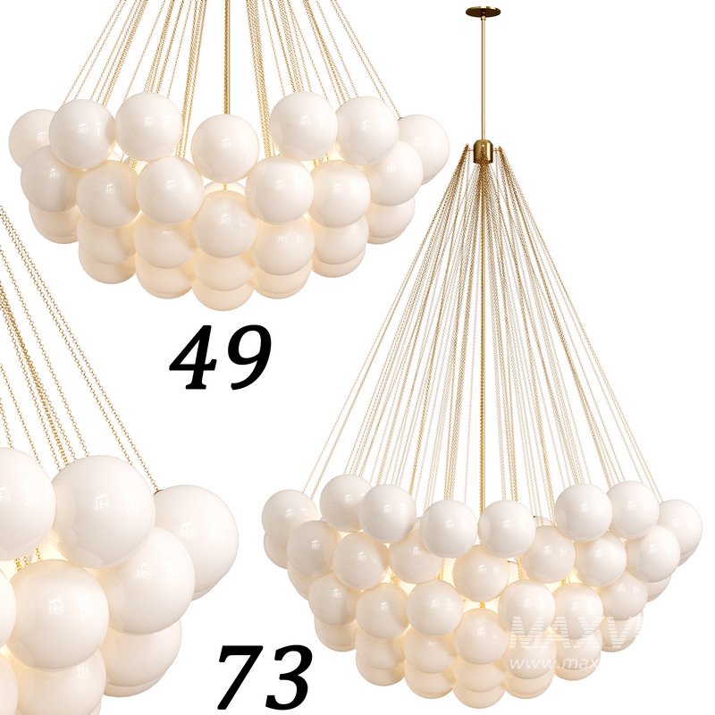 Cloud Chandelier Set 1 By Apparatusstudio - Image 1