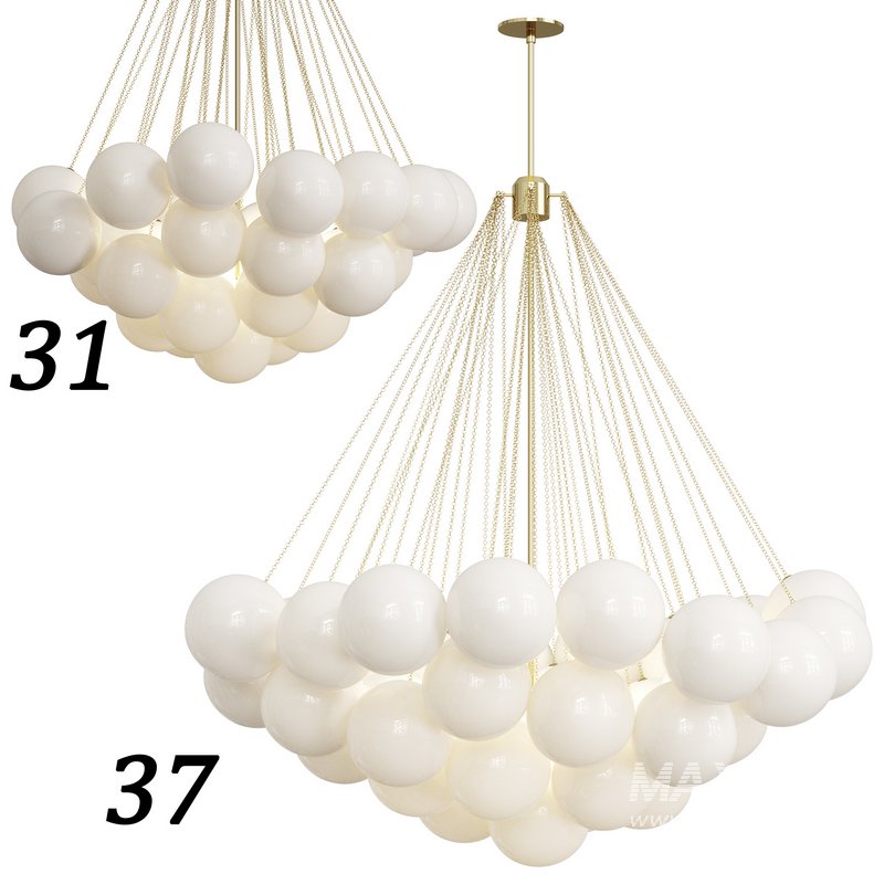 Cloud Chandelier Set By Apparatusstudio - Image 3