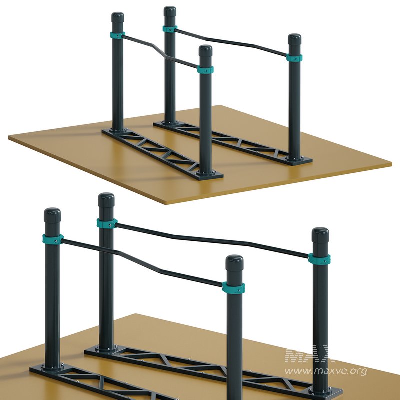 Curved horizontal bars by Kenguru - Image 2