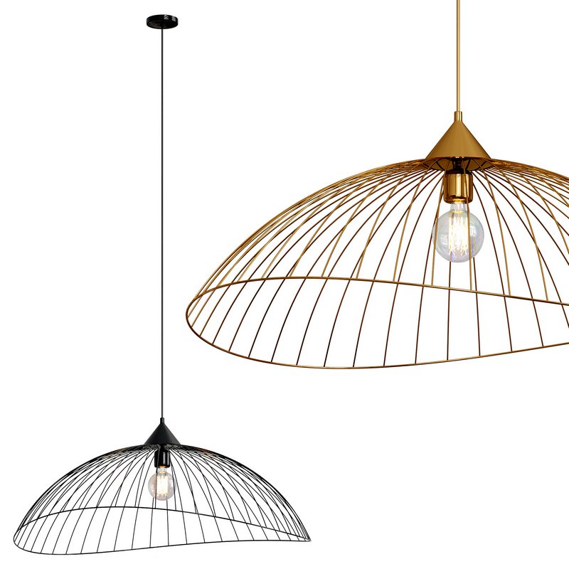 Onza Easy Fit Pendant Black Twin Pack Chandelier by Ideas4lighting - Image 1