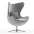 Armchair Arne Jacobsen Style Egg Chair - Thumbnail 4
