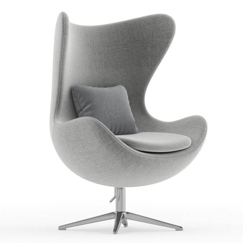 Armchair Arne Jacobsen Style Egg Chair - Image 4