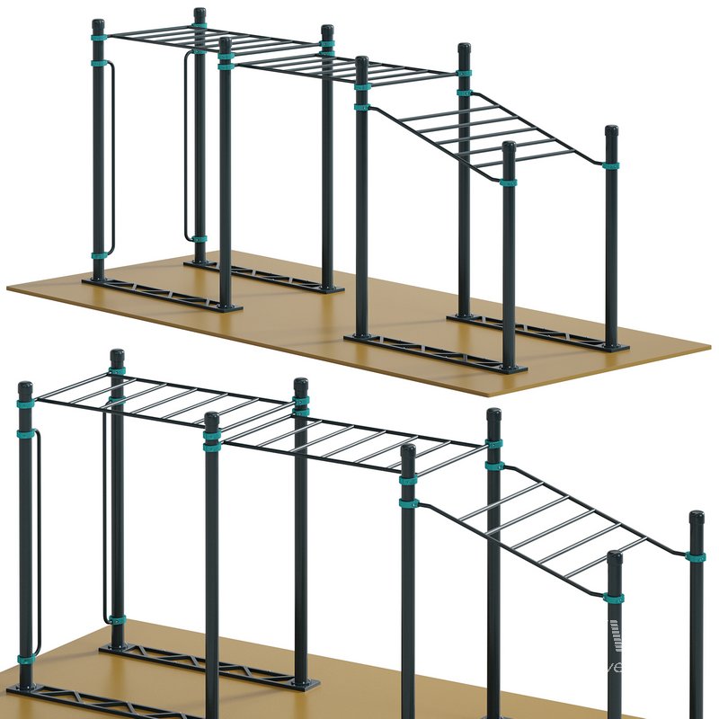 Lifting handrail classic 2 level handrail and vertical handrails for wheelchairs Oma by Kenguru - Image 2