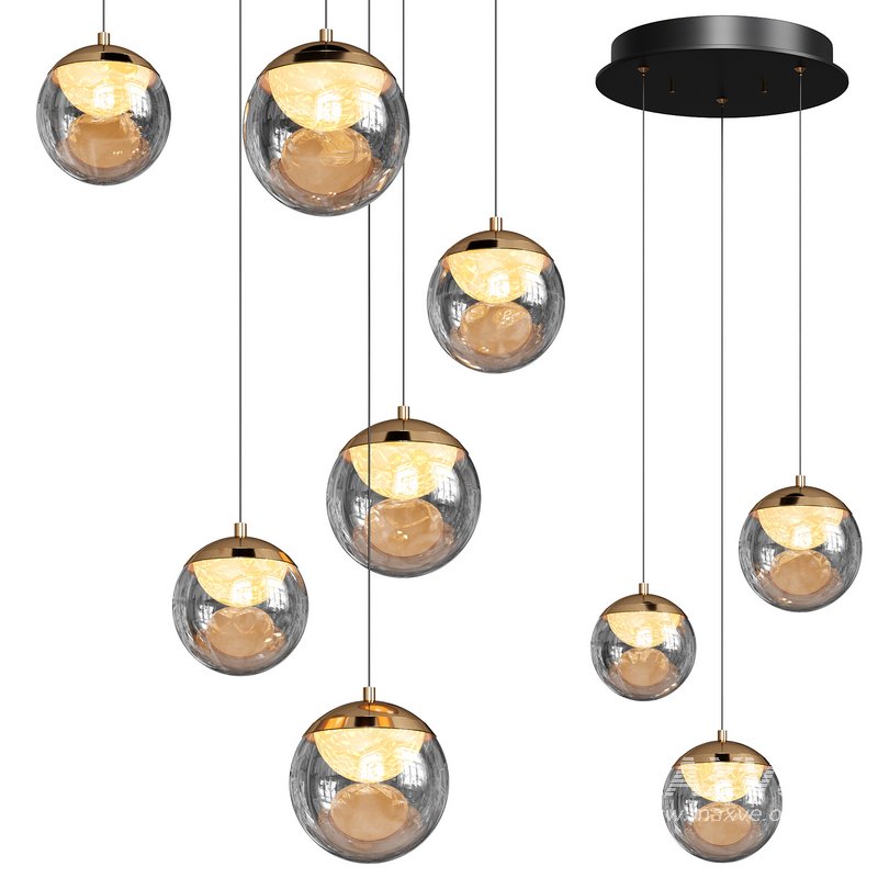 MAYER Chandelier Set By Lampatron - Image 1